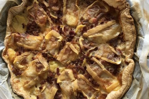 Cliquez pour zoomer ! Tarte aux pommes de terre et lardons Thermomix par Aurelia
