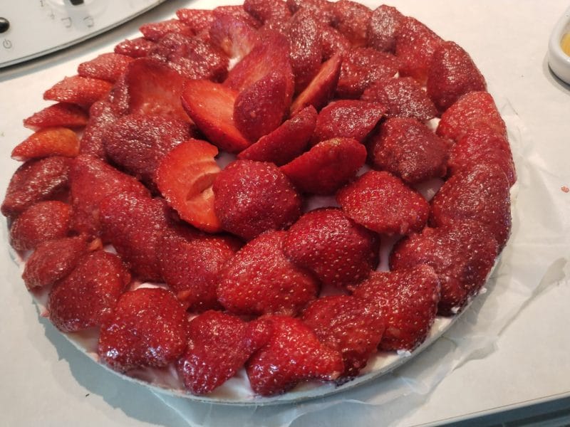 Cliquez pour zoomer ! Tarte aux fraises sans cuisson Thermomix par christelle_848