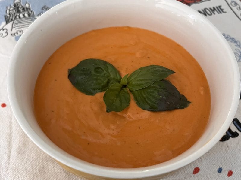 Cliquez pour zoomer ! Crème de poivrons à la feta Thermomix par pripri1030