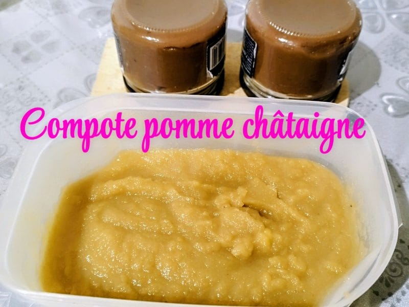 Cliquez pour zoomer ! Compote pomme châtaigne Thermomix par L'Alsacienne