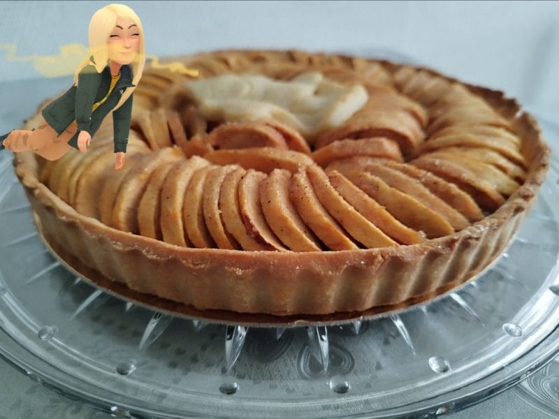 Cliquez pour zoomer ! Tarte aux pommes alsacienne Thermomix par L'Alsacienne