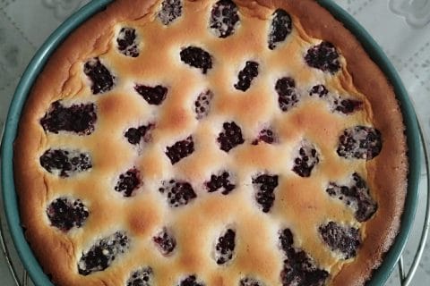 Cliquez pour zoomer ! Clafoutis aux mûres sauvages Thermomix par L'Alsacienne
