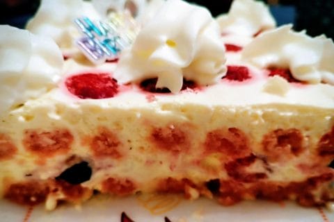 Cliquez pour zoomer ! Tiramisu aux framboises Thermomix par L'Alsacienne