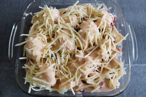 Cliquez pour zoomer ! Gratin de chou-fleur au chorizo Thermomix par L'Alsacienne