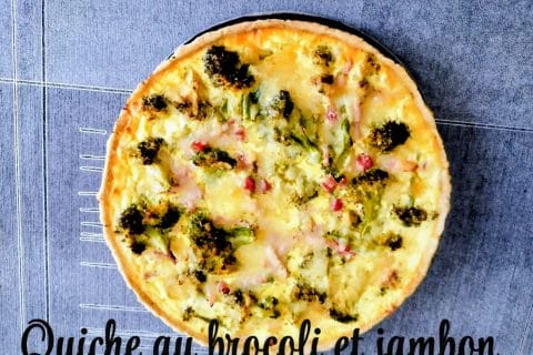 Cliquez pour zoomer ! Quiche au brocoli et jambon Thermomix par L'Alsacienne