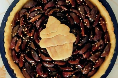 Cliquez pour zoomer ! Tarte aux quetsches Thermomix par L'Alsacienne