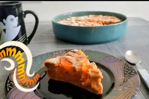 Cliquez pour zoomer ! Far aux abricots Thermomix par L'Alsacienne