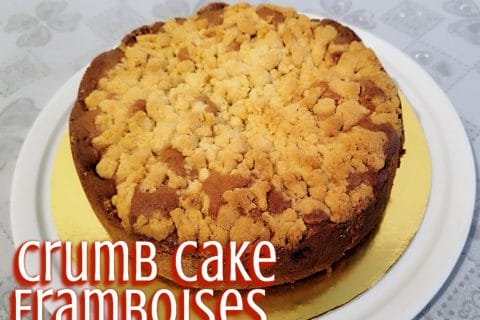 Cliquez pour zoomer ! Crumb cake framboises Thermomix par L'Alsacienne