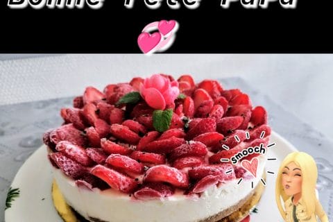 Cliquez pour zoomer ! Tarte aux fraises sans cuisson Thermomix par L'Alsacienne