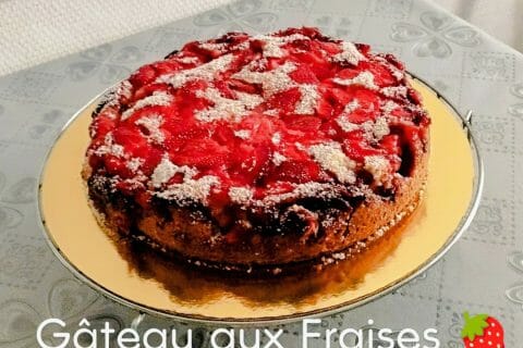Cliquez pour zoomer ! Gâteau aux fraises Thermomix par L'Alsacienne