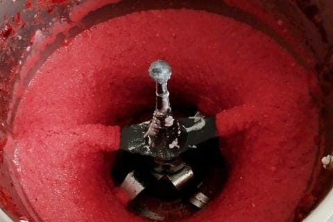 Cliquez pour zoomer ! Sorbet aux cerises Thermomix par L'Alsacienne