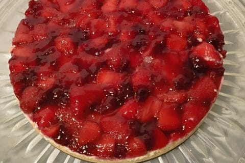 Cliquez pour zoomer ! Tarte aux fraises sans cuisson Thermomix par L'Alsacienne