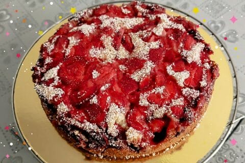 Cliquez pour zoomer ! Gâteau aux fraises Thermomix par L'Alsacienne