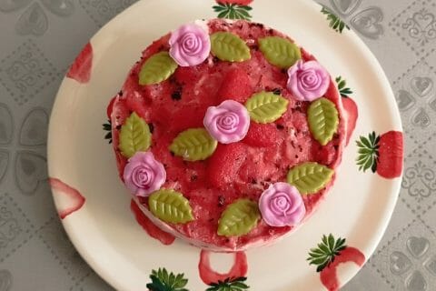 Cliquez pour zoomer ! Tiramisu aux fraises en verrines Thermomix par L'Alsacienne