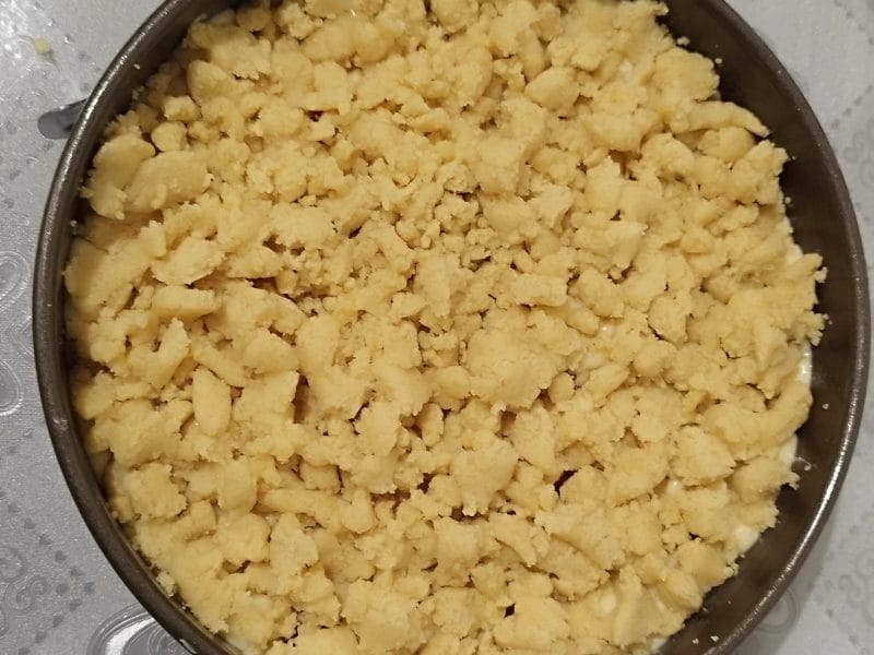 Cliquez pour zoomer ! Crumb cake framboises Thermomix par L'Alsacienne