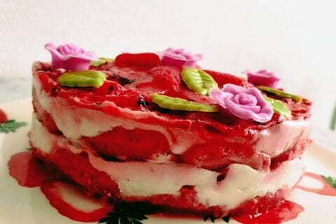 Cliquez pour zoomer ! Tiramisu aux fraises en verrines Thermomix par L'Alsacienne