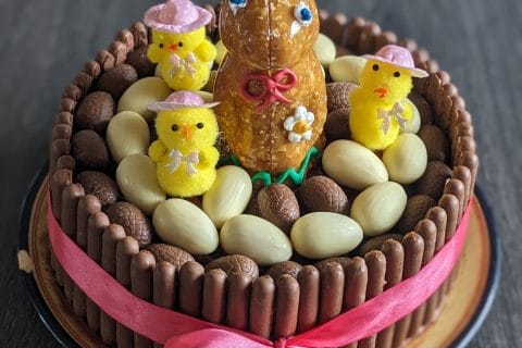 Cliquez pour zoomer ! Gâteau lapin de Pâques Thermomix par labec74