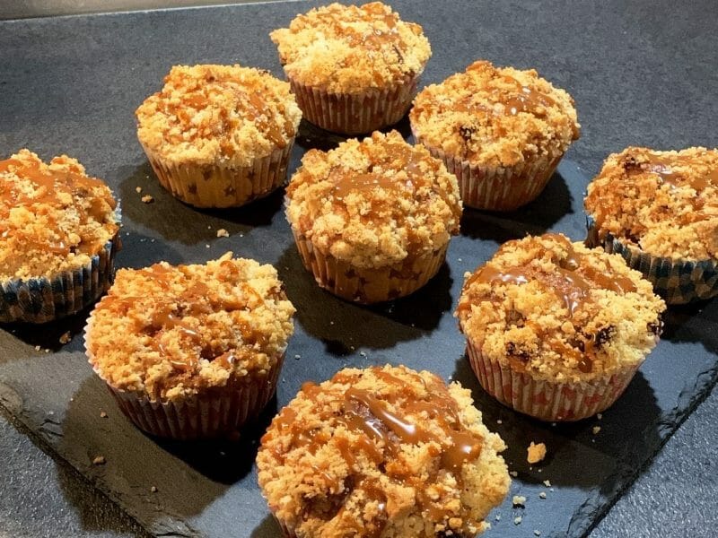 Cliquez pour zoomer ! Muffins aux pommes façon crumble Thermomix par celiaa1008