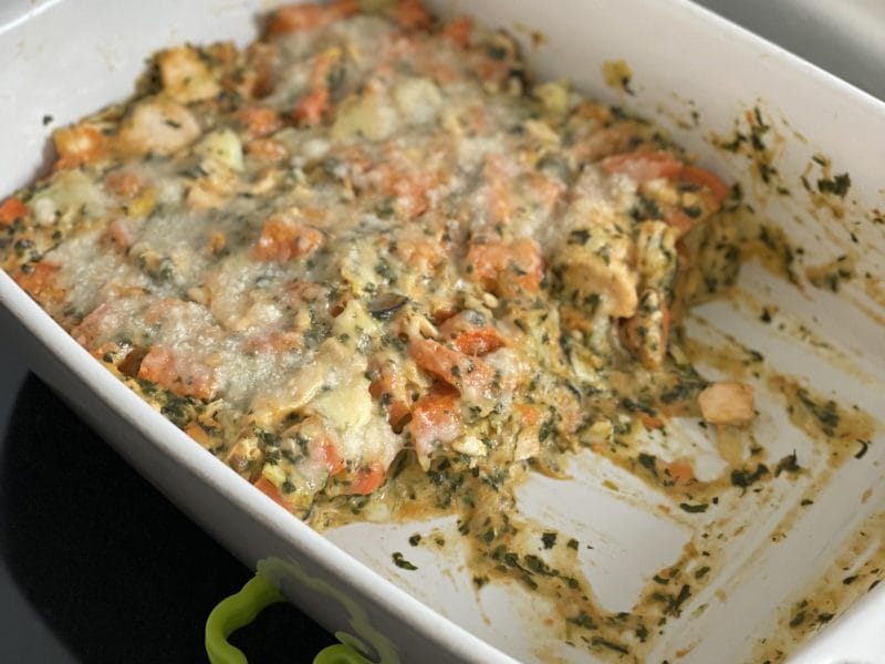 Cliquez pour zoomer ! Gratin de pommes de terre, saumon et épinards Thermomix par mary59630