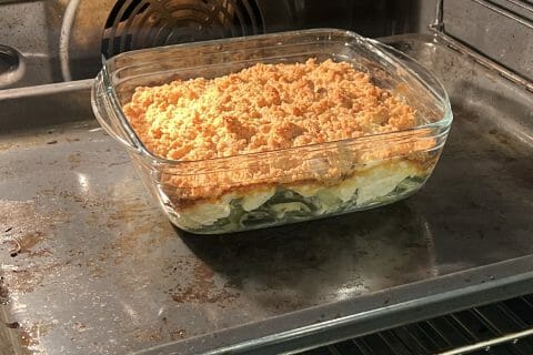 Cliquez pour zoomer ! Gratin de courgette à la ricotta et crumble Thermomix par Juliie34