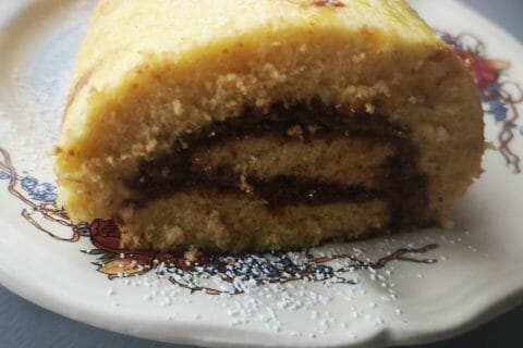 Cliquez pour zoomer ! Roulé au nutella au Thermomix