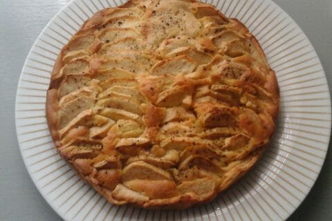 Cliquez pour zoomer ! Tarte Suisse aux pommes au Thermomix