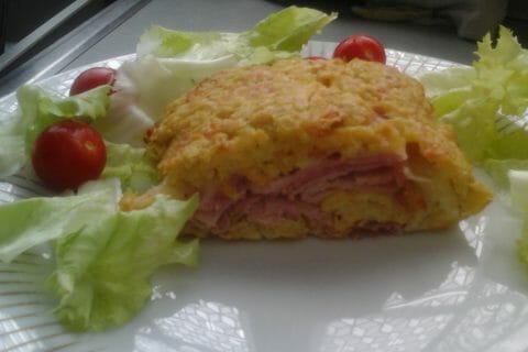 Cliquez pour zoomer ! Roulé de pommes de terre, jambon et reblochon au Thermomix