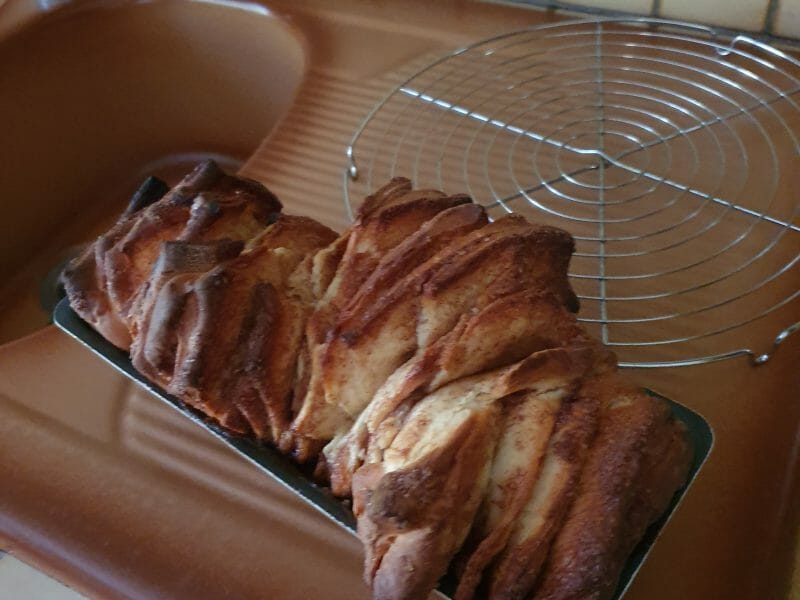 Cliquez pour zoomer ! Brioche à effeuiller à la cannelle Thermomix par Nathalie