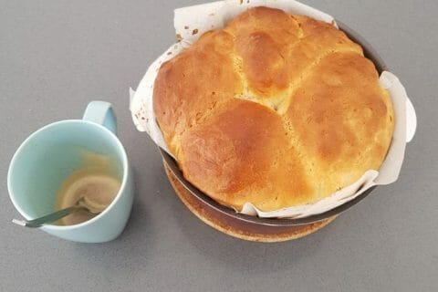 Cliquez pour zoomer ! Brioche sans beurre, sans oeufs au Thermomix