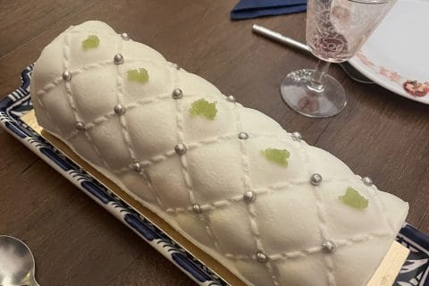 Cliquez pour zoomer ! Bûche citron et framboises Thermomix par Biquet75