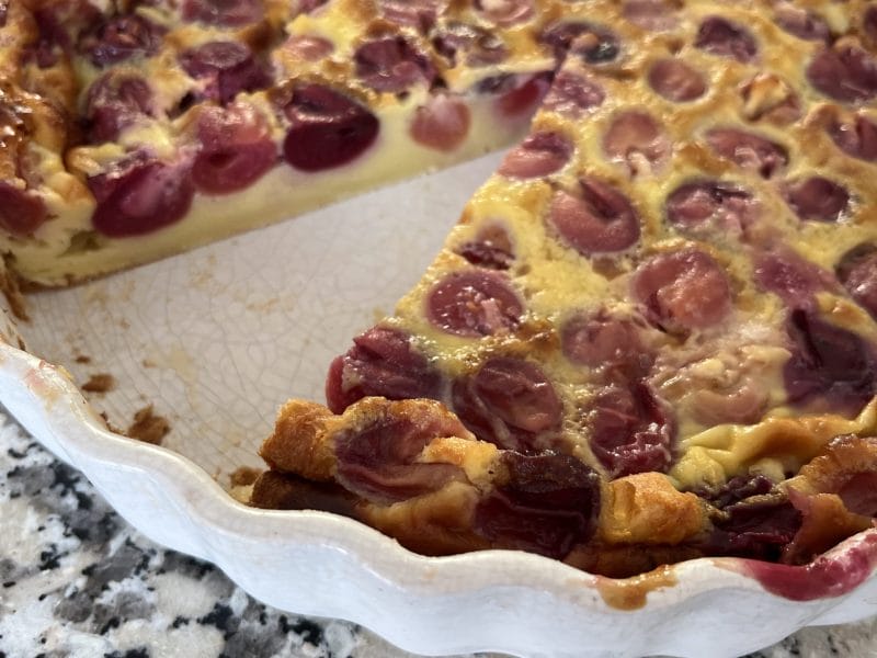 Cliquez pour zoomer ! Clafoutis aux cerises Thermomix par babou61
