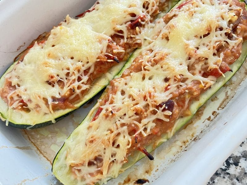 Cliquez pour zoomer ! Courgettes farcies au thon Thermomix par babou61