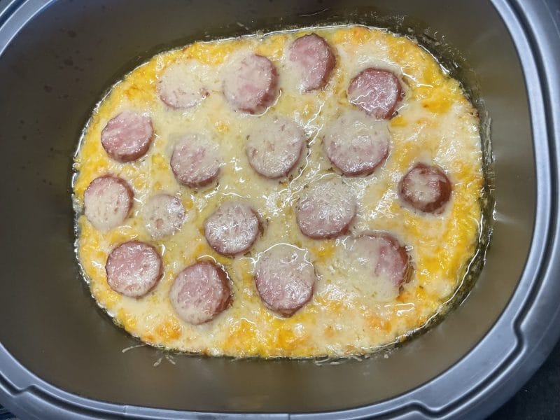 Cliquez pour zoomer ! Gratin de butternut à la saucisse de Montbéliard Thermomix par isadusud83