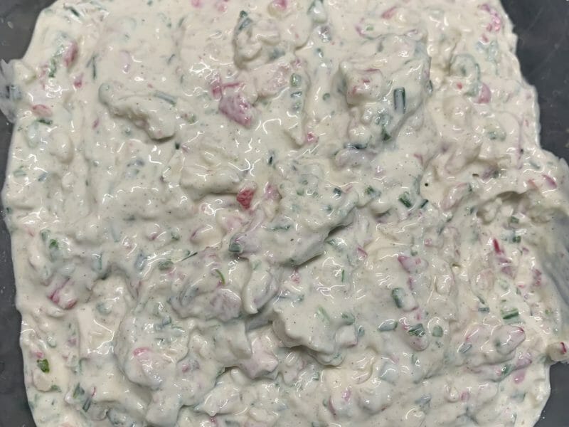 Cliquez pour zoomer ! Rillettes de radis roses au cheese cream Thermomix par isadusud83