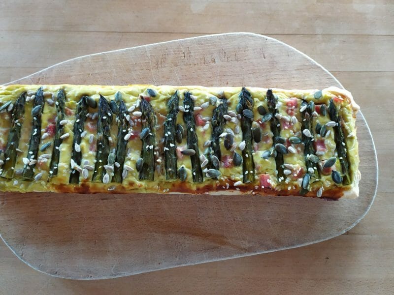 Cliquez pour zoomer ! Tarte asperges et ricotta Thermomix par VrgnPltr