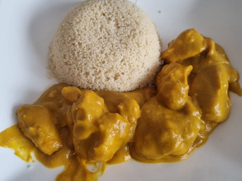 Cliquez pour zoomer ! Poulet coco aux 3 épices Thermomix par clelien57