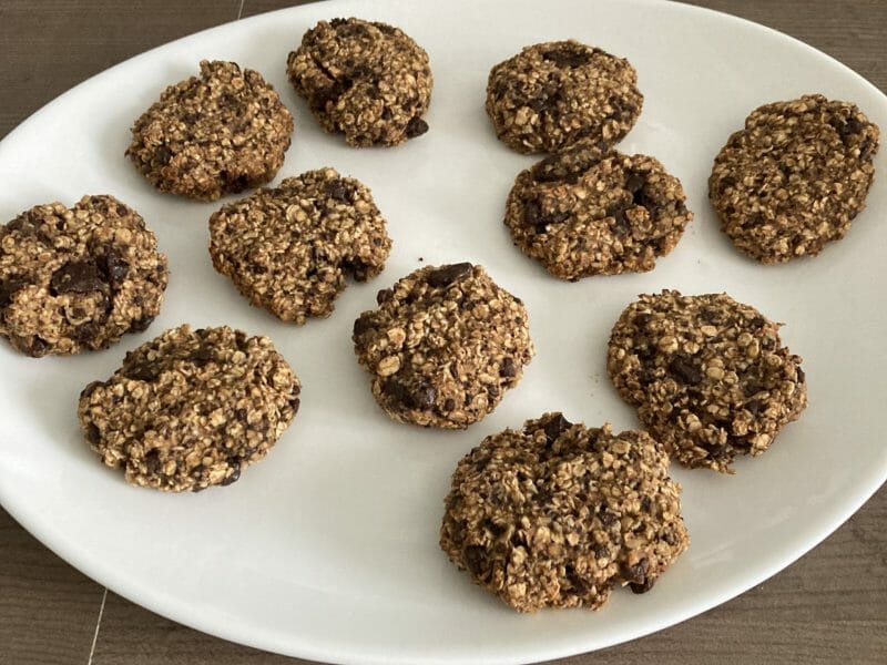 Cliquez pour zoomer ! Biscuits avoine, banane et chocolat Thermomix par soph51100