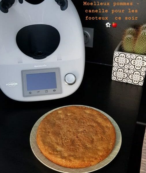 Cliquez pour zoomer ! Moelleux aux pommes Thermomix par Cindy041192