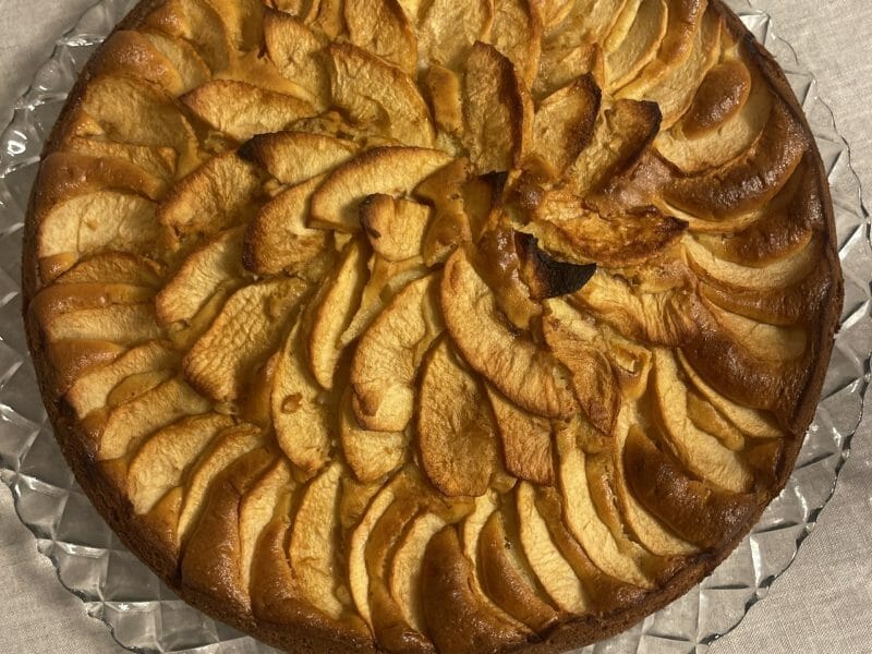 Cliquez pour zoomer ! Gâteau aux pommes et mascarpone Thermomix par nayaby