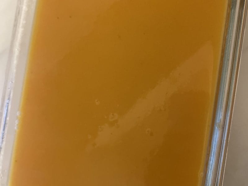 Cliquez pour zoomer ! Crème de patate douce au gingembre Thermomix par nayaby