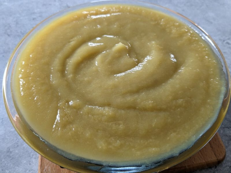 Cliquez pour zoomer ! Compote pomme rhubarbe à la vanille Thermomix par Orely