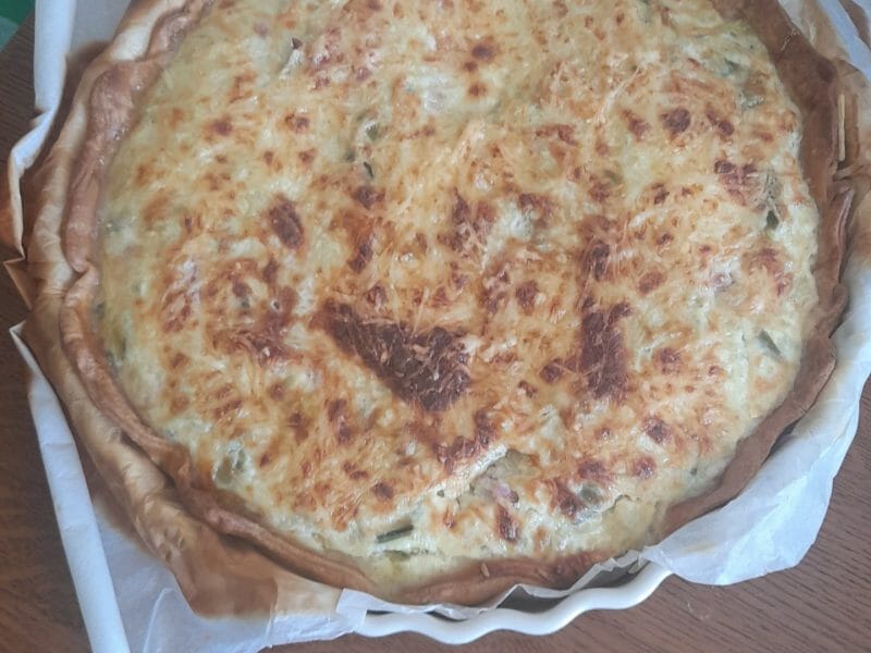 Cliquez pour zoomer ! Tarte aux poireaux Thermomix par severine87