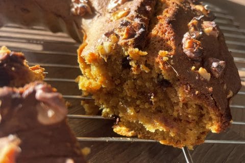 Cliquez pour zoomer ! Banana bread à la patate douce Thermomix par Lelahel