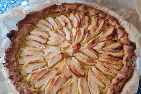 Cliquez pour zoomer ! Tarte aux pommes alsacienne Thermomix par bleuet59