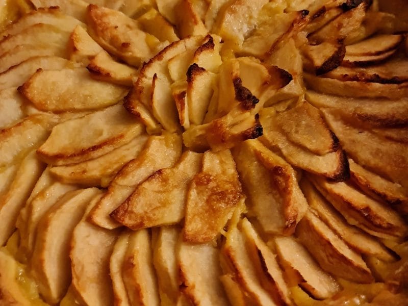 Cliquez pour zoomer ! Tarte aux pommes alsacienne Thermomix par bleuet59