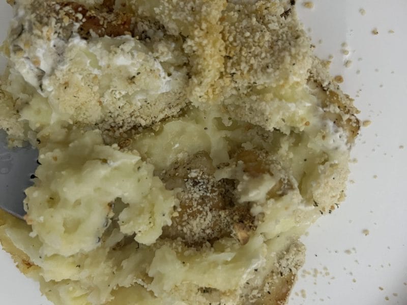 Parmentier de poulet au chèvre Thermomix par Anatessa