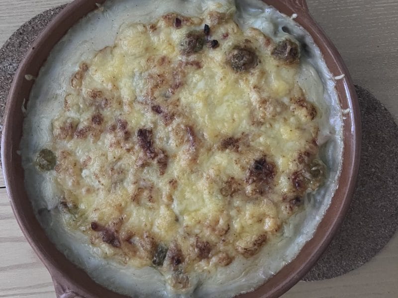 Gratin de choux de Bruxelles au comté Thermomix par Anatessa
