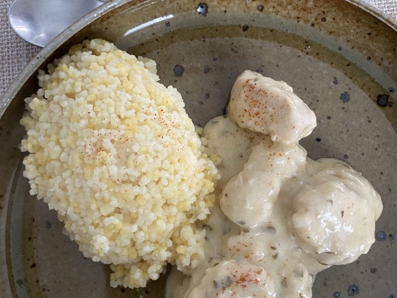 Cliquez pour zoomer ! Émincés de poulet et crème de citron Thermomix par Anatessa