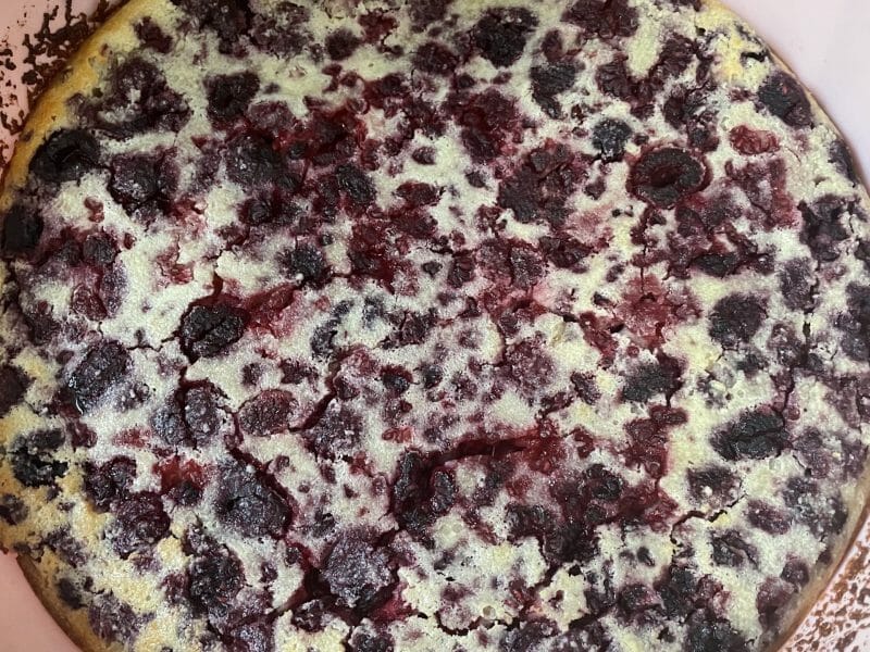 Cliquez pour zoomer ! Clafoutis aux framboises Thermomix par Julie83470