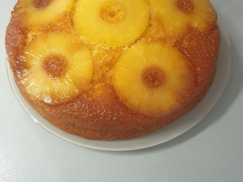 Cliquez pour zoomer ! Gâteau renversé à l’ananas Thermomix par Muriel65